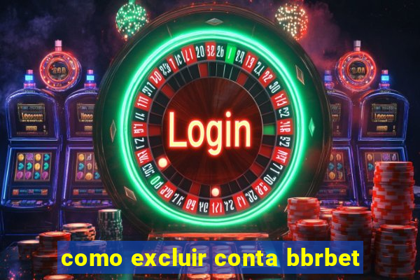 como excluir conta bbrbet